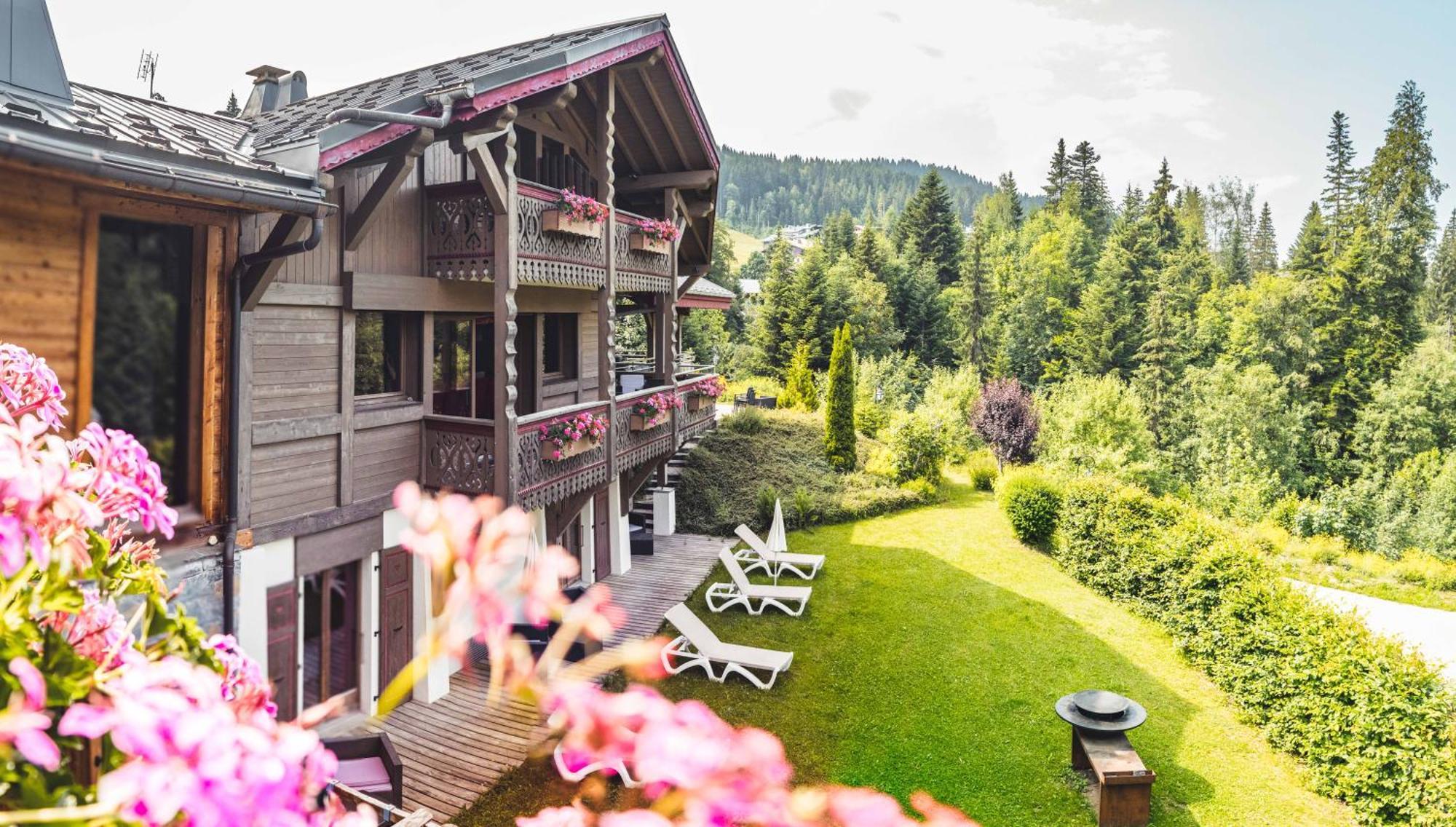 Les Chalets D'Adelphine & Spa Ле-Гет Экстерьер фото