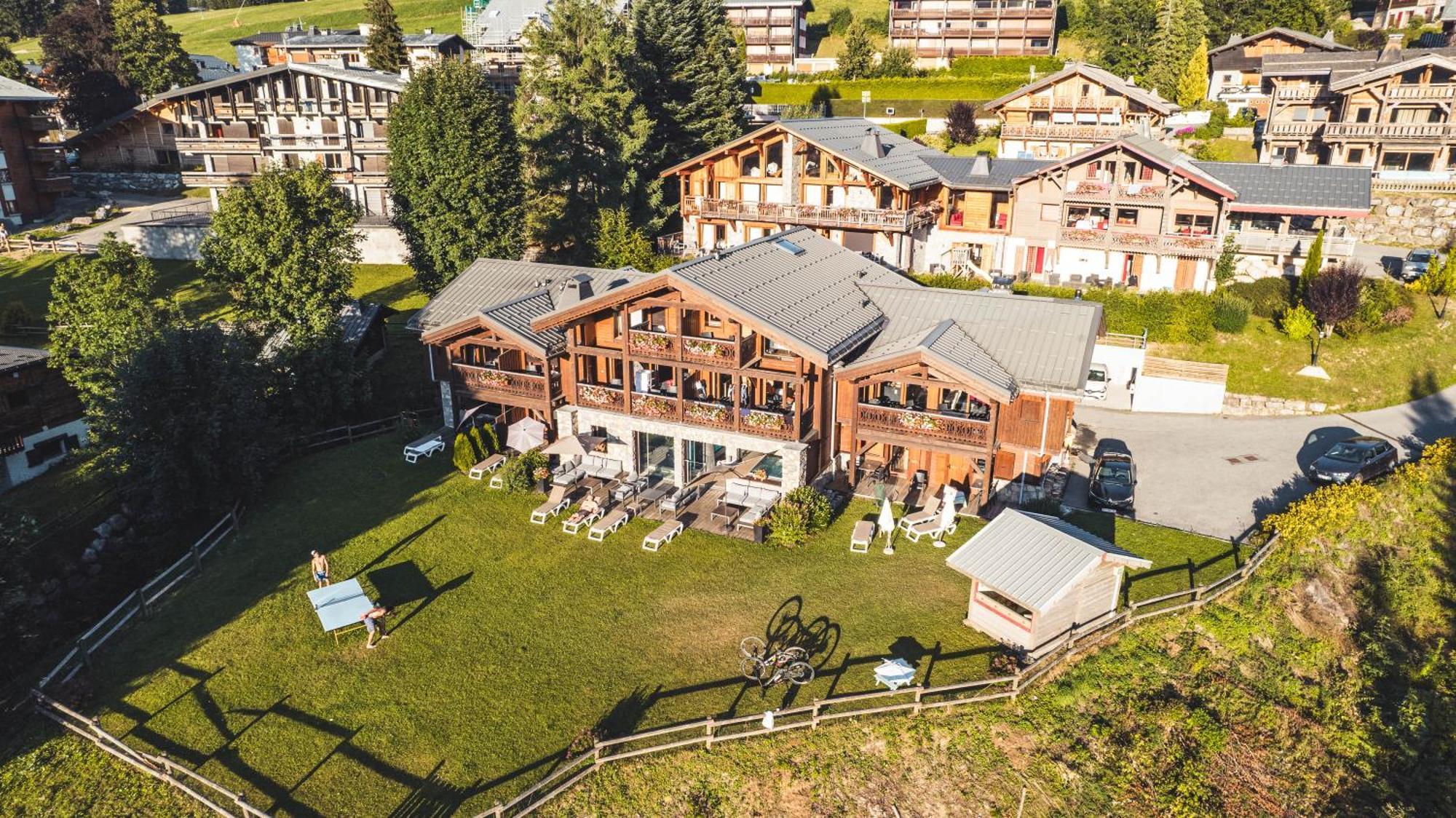 Les Chalets D'Adelphine & Spa Ле-Гет Экстерьер фото